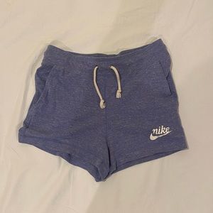 purple Nike sweatshorts size XS
